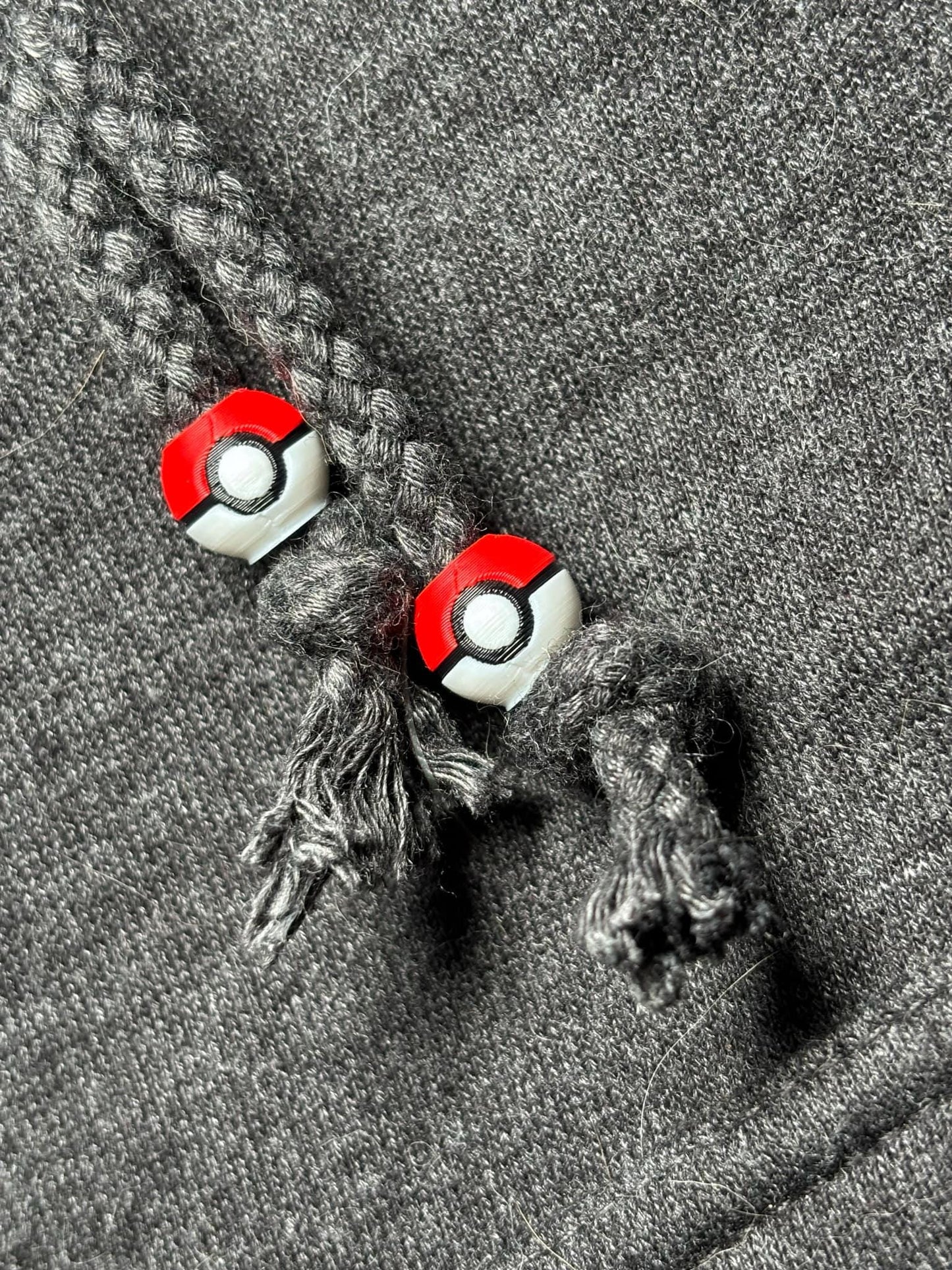 Poke-bead 4 Pack – 3D Printed Paracord Charms for Lanyards, Hoodies & More | Geek Culture Accessory