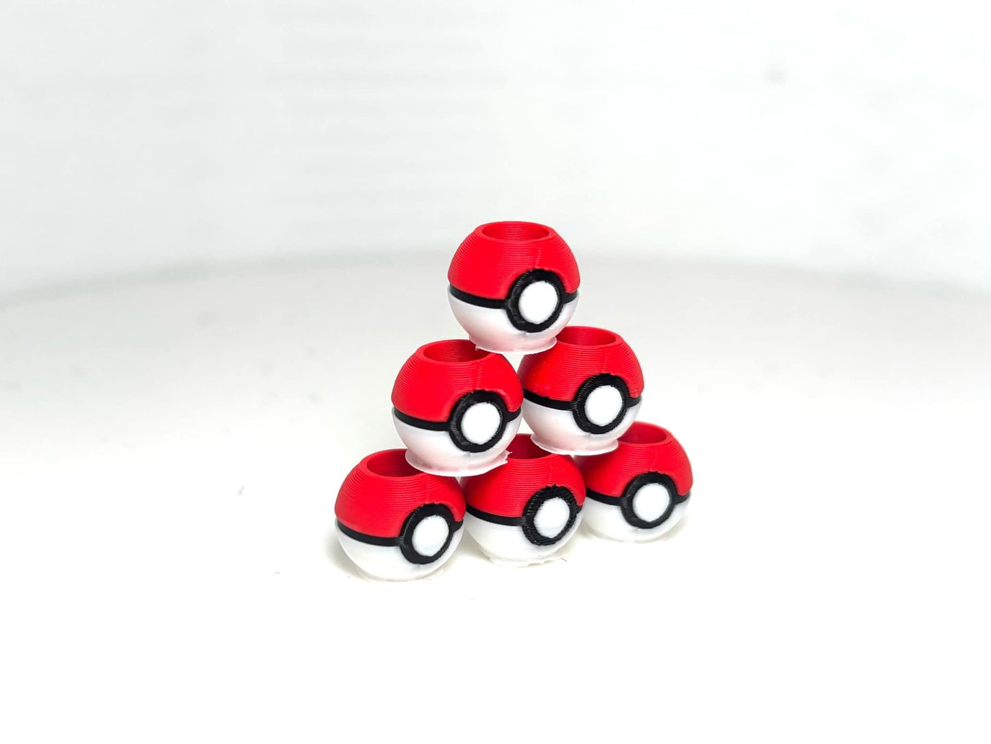 Poke-bead 4 Pack – 3D Printed Paracord Charms for Lanyards, Hoodies & More | Geek Culture Accessory