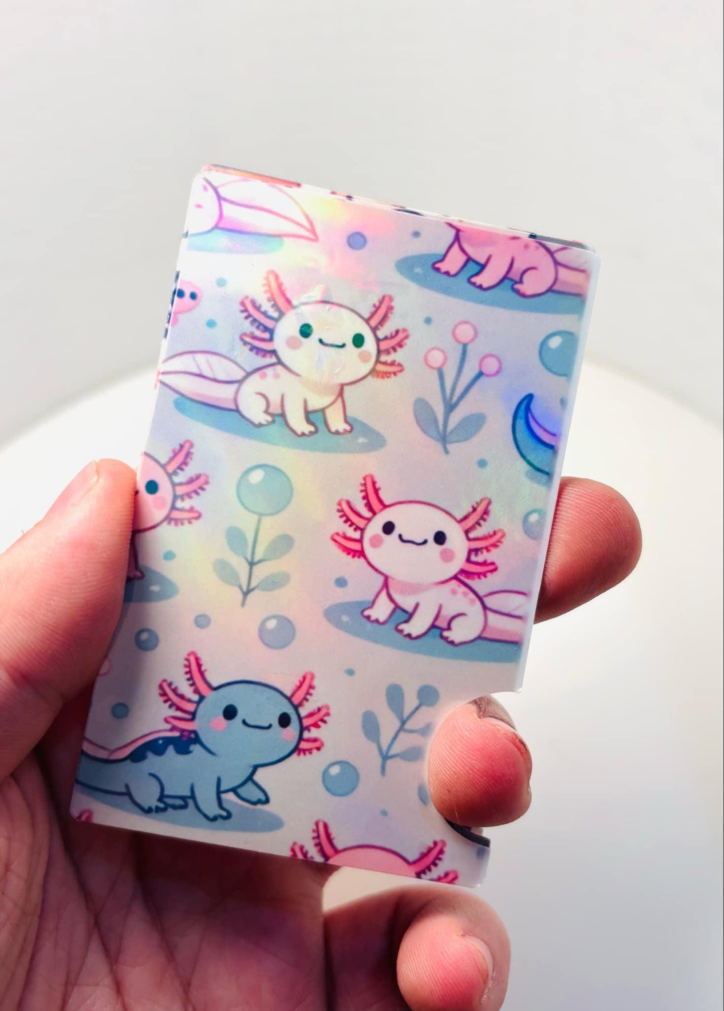 Custom Ridge Wallet Skin: Personalized Vinyl Decal - Holographic or Matte