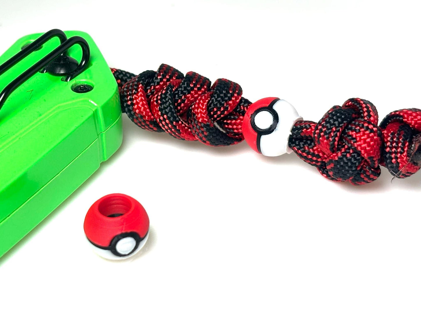 Poke-bead 4 Pack – 3D Printed Paracord Charms for Lanyards, Hoodies & More | Geek Culture Accessory