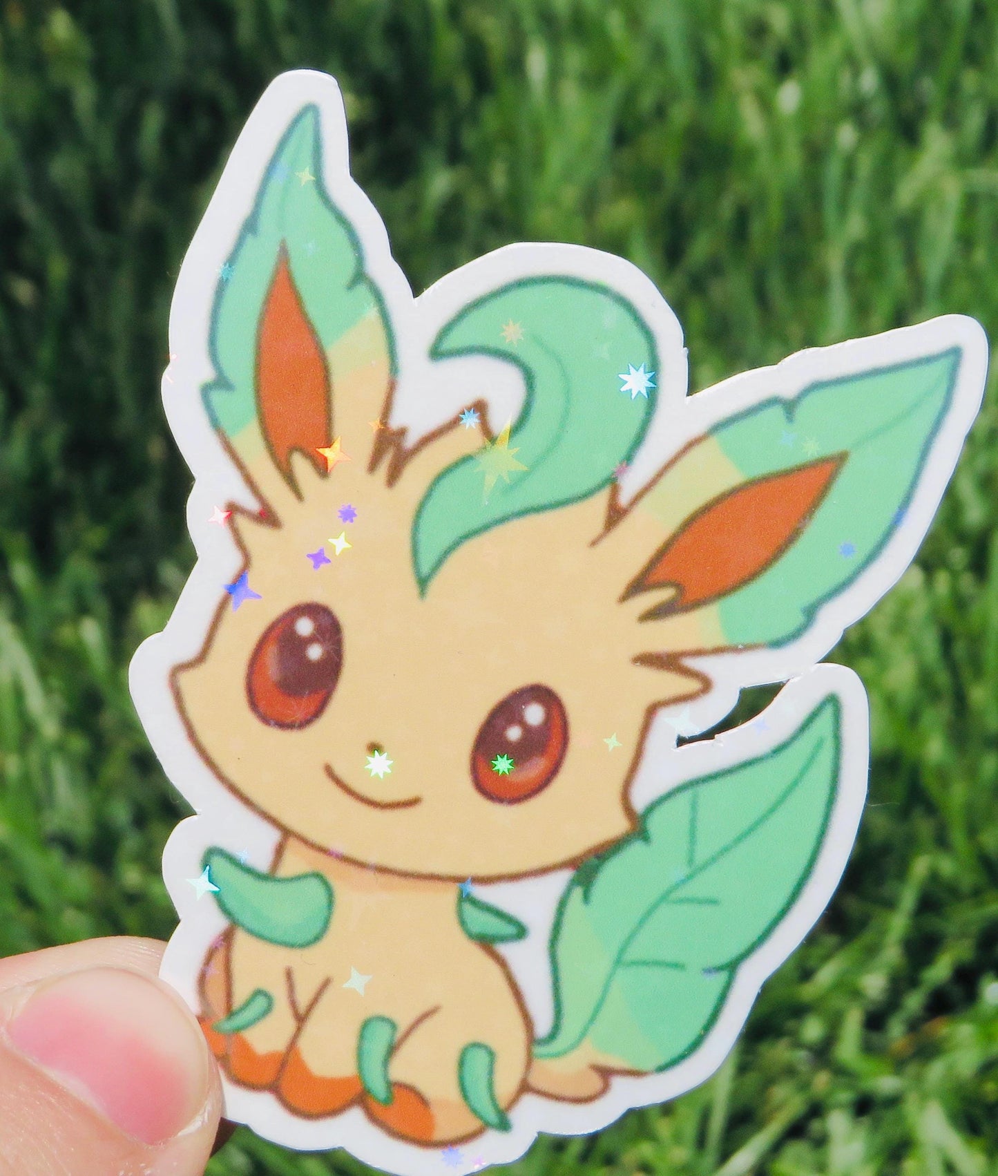 Sparkly Eeveelution Holographic Stickers