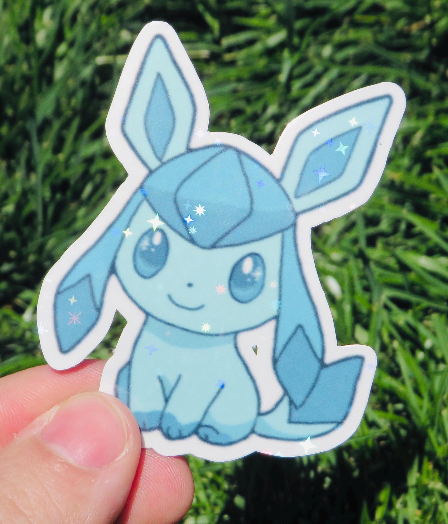 Sparkly Eeveelution Holographic Stickers