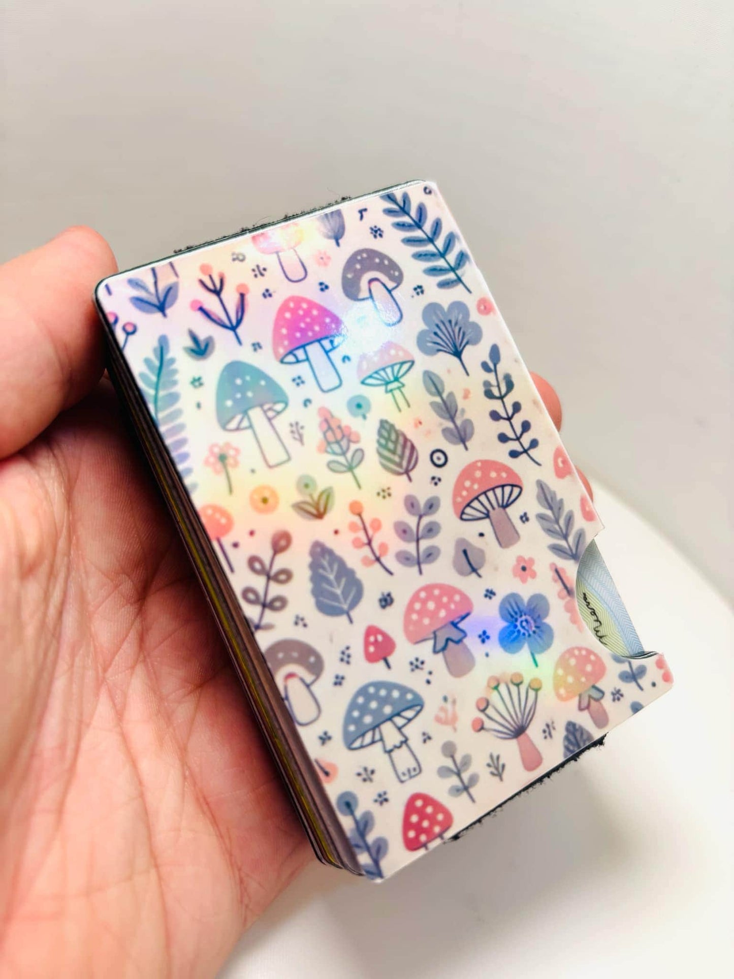 Custom Ridge Wallet Skin: Personalized Vinyl Decal - Holographic or Matte