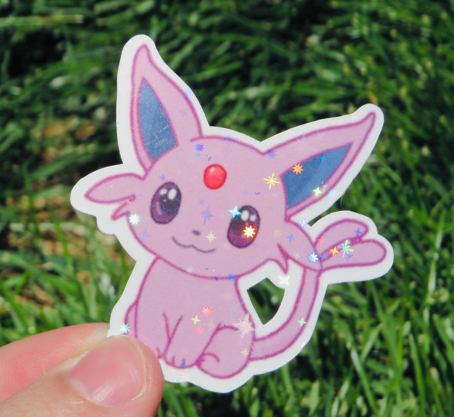 Sparkly Eeveelution Holographic Stickers