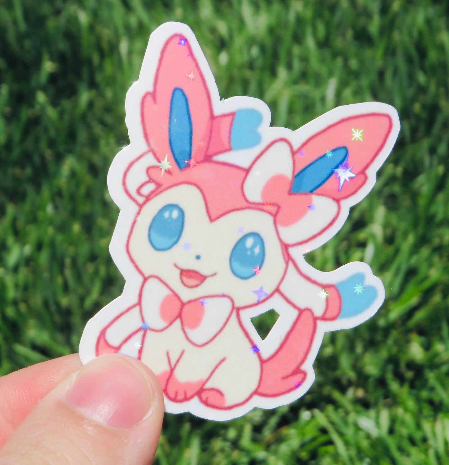 Sparkly Eeveelution Holographic Stickers